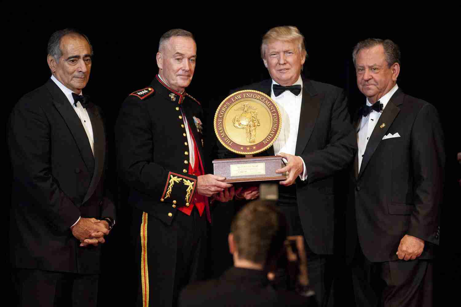 Trump Awards Medal in High-Profile White House Event